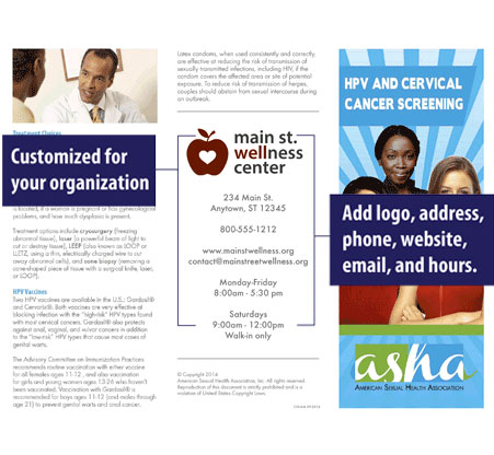 add custom information brochure information to include
